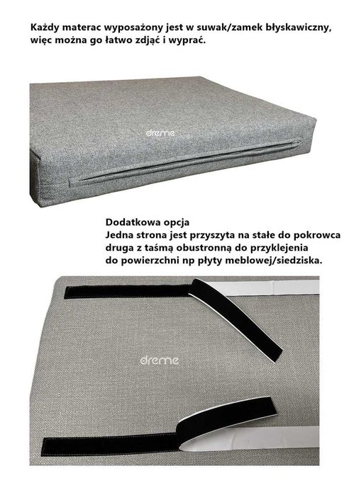 Materace poduszki przyczepa kempingowa kamper BUS ADRIA NIEWIADOW