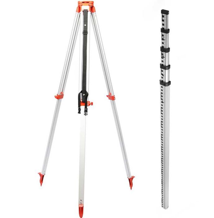 Kit de nível a laser rotativo com tripé ajustável sistema de nível a laser autonivelante para projeção em construção.