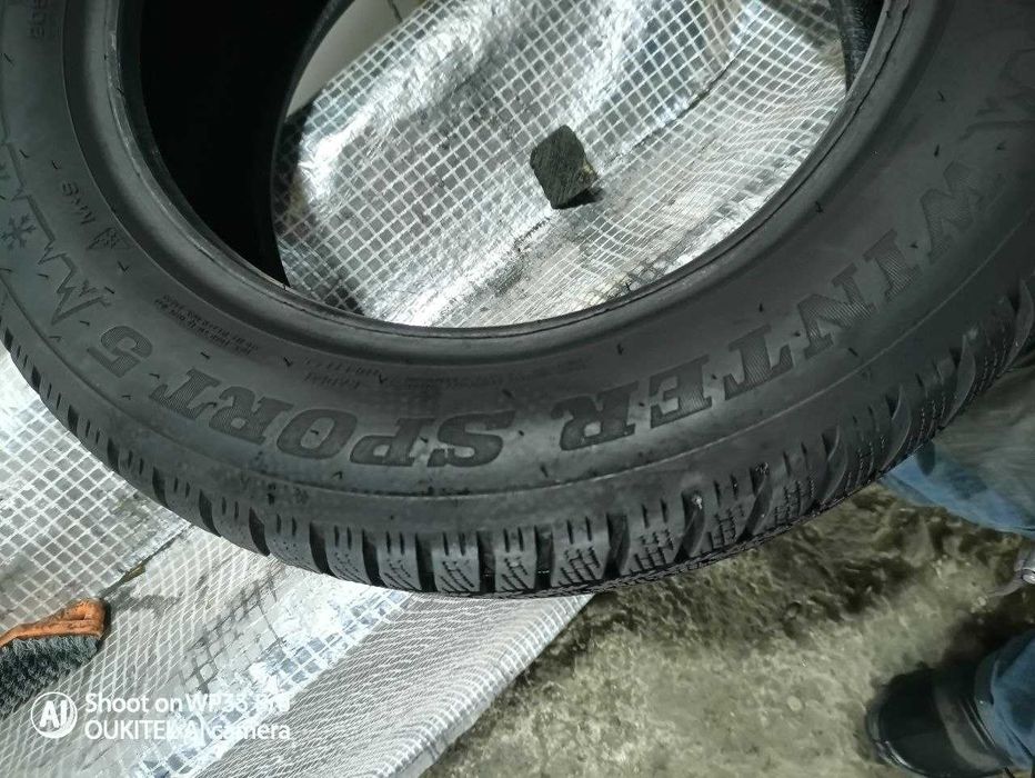 Шина Dunlop 205/55R16. 1шт Зима Розпаровка 2024р (0536)