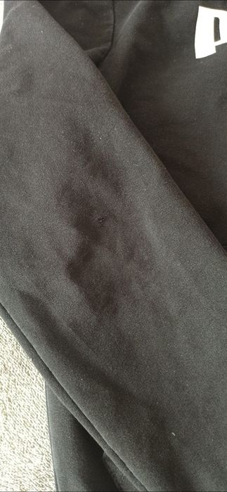 Czarna męska klasyczna bluza basic z kapturem i dużym logiem M Puma