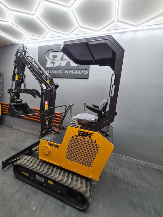 Mini Koparka Berger Kraus BK1500JS Joystick  osprzęt 1400kg KUBOTA