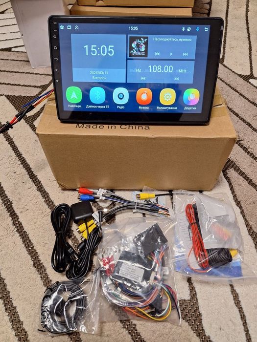 Магнітола Citroen Peugeot Fiat 4/64 gb Android 15 | 8 ядер Carplay