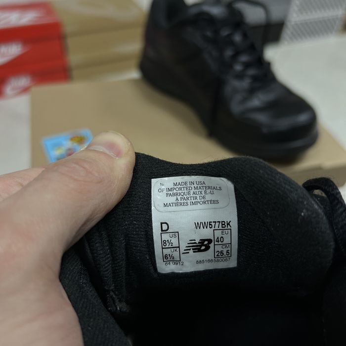 Жіночі кросівки New Balance 577 шкіряні оригінал 39 р чорні спортивні