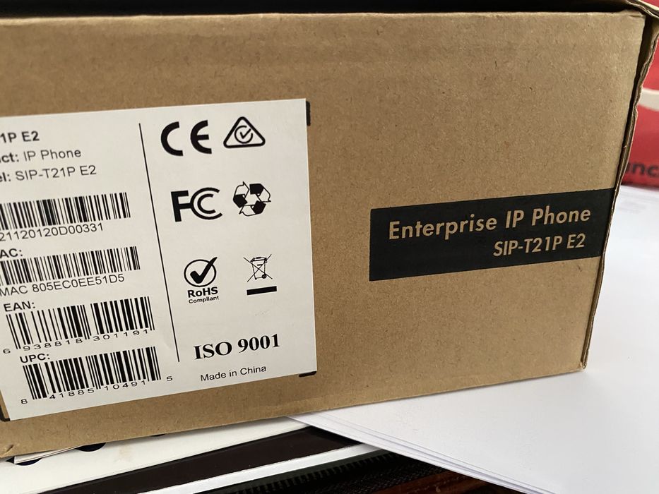 Telefone Yealink Enterprise IP phone SIP-T21 E2