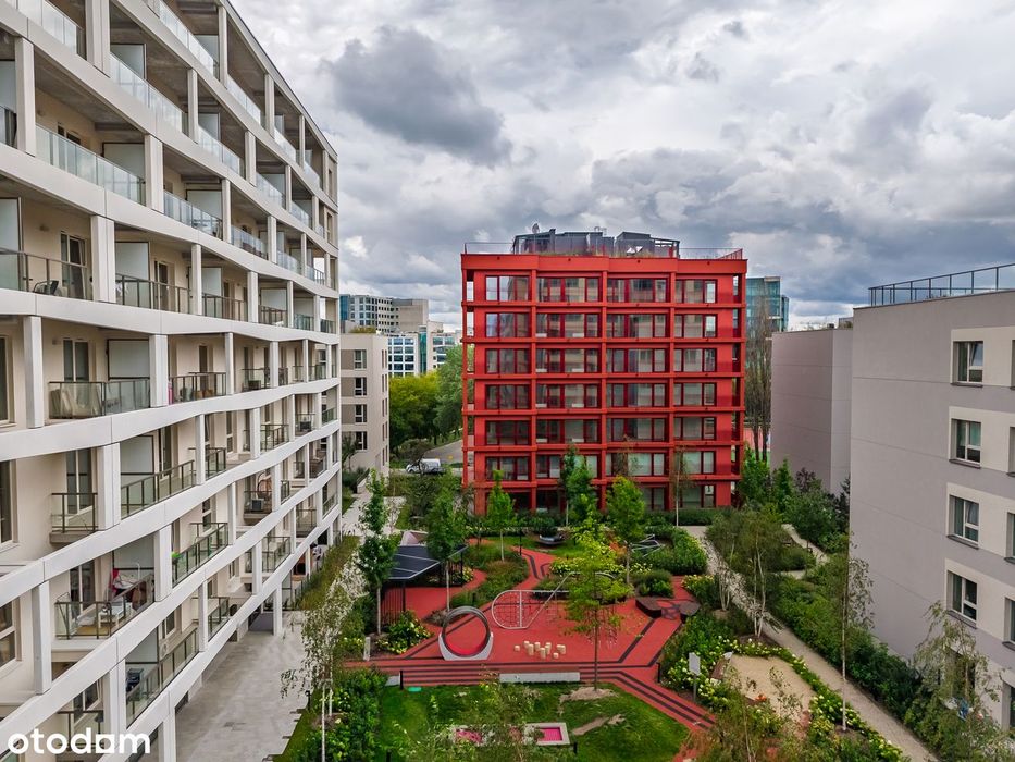 Modern Mokotów | 2 pokoje | zachód | widok na park