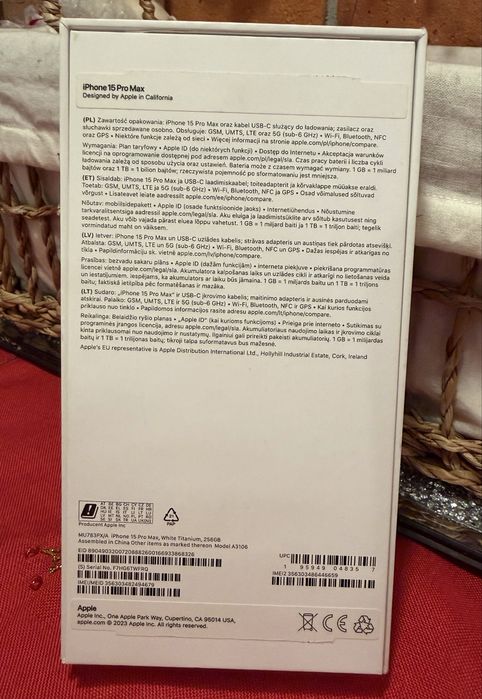 Idealny jak nowy Iphone 15 pro max 258 GB 87 % kondycja bat.