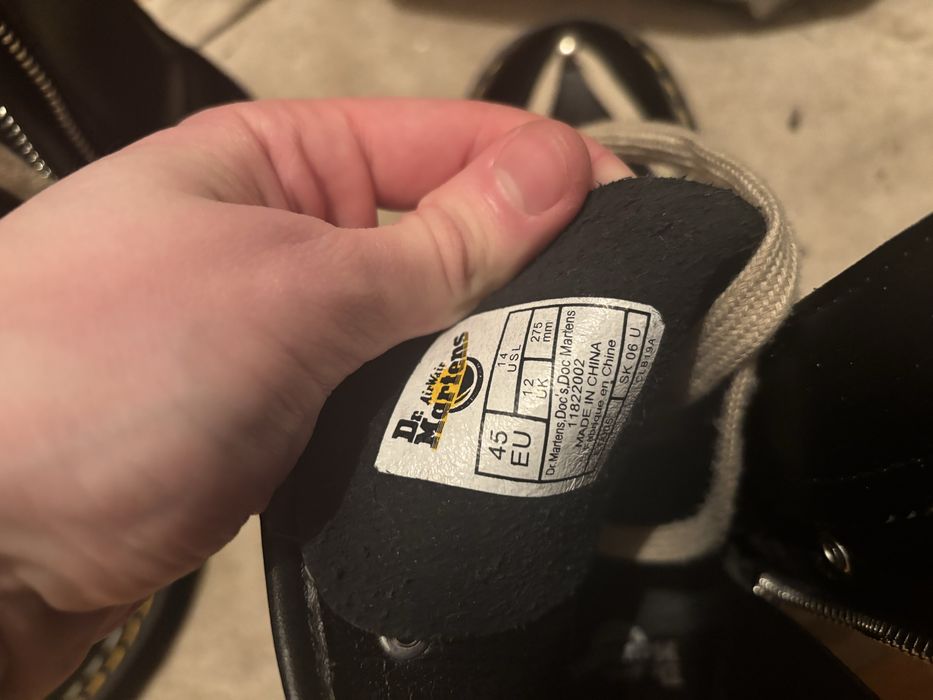 Черевикі Dr.Martens x Rick owens