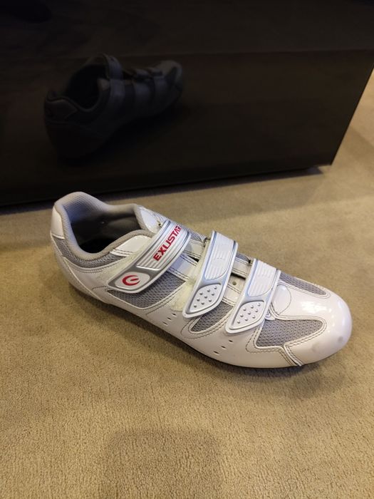 Sapatos Ciclismo Exustar Road - 43 EU - Branco