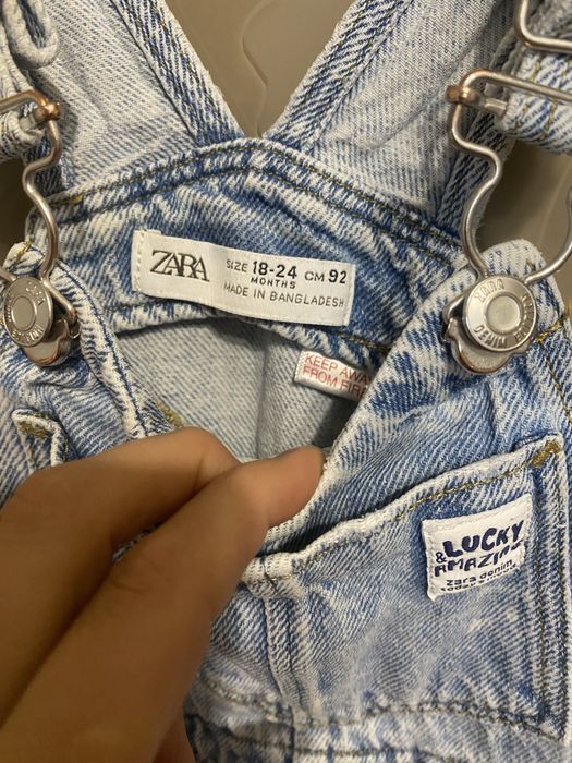 Джинсовий комбенізон Zara 92