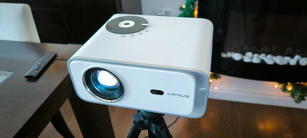 Projector Android TV projetor de 4K, 25000 lúmenes WiFi Bluetooth