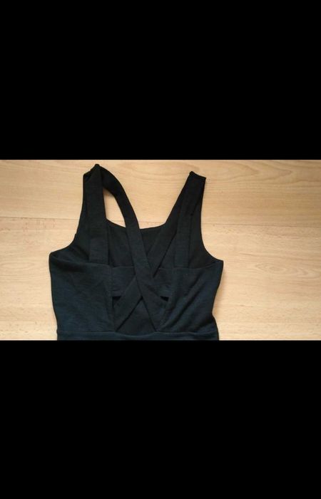 Vestido curto  de alças