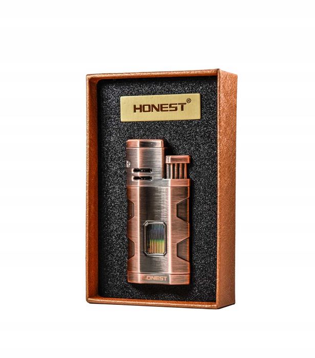 Duża Zapalniczka Żarowa 3X JET Palnik Do Cygar Mocna Puncher Prezent