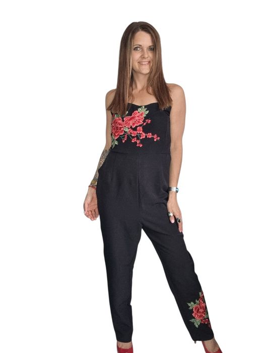 Czarny kombinezon cameo rose rozmiar xxl 44