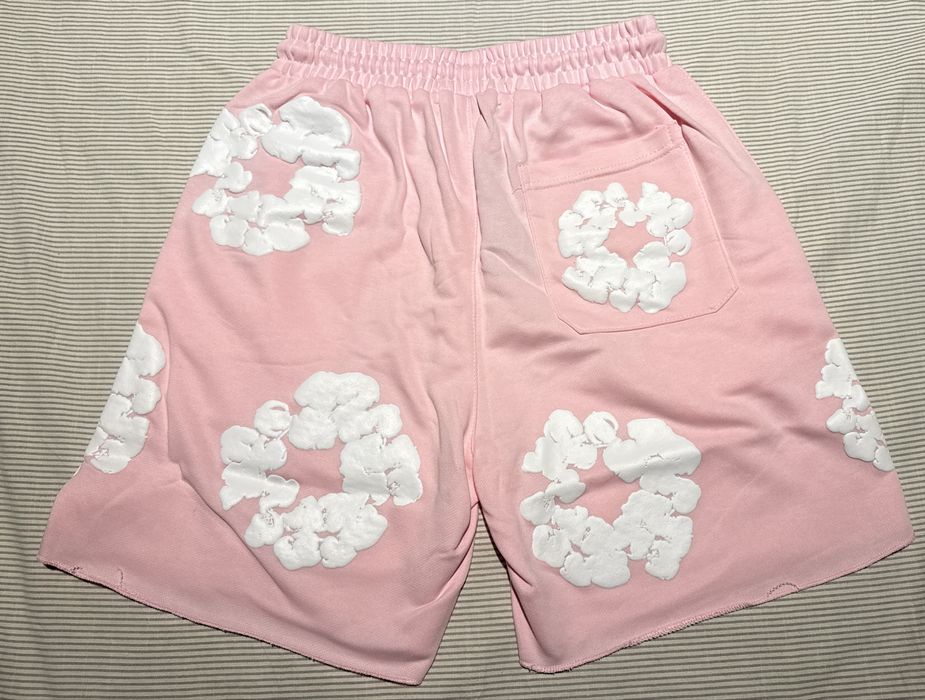 Calções Denim Tears Rosa