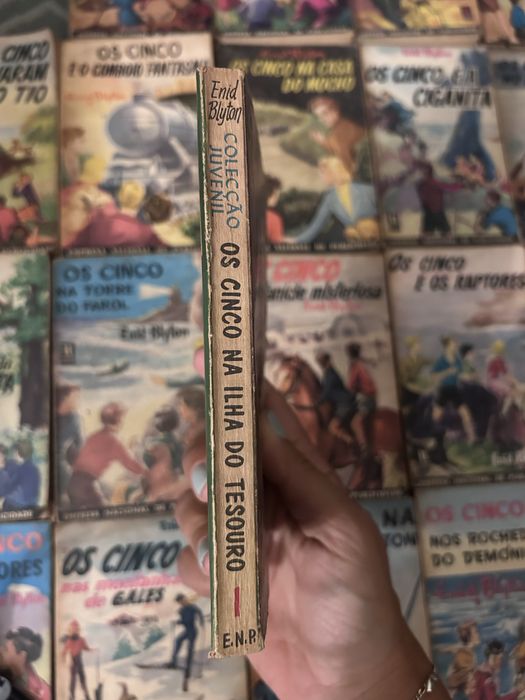 Coleção 21 livros “Os Cinco” , 1a edição anos 60