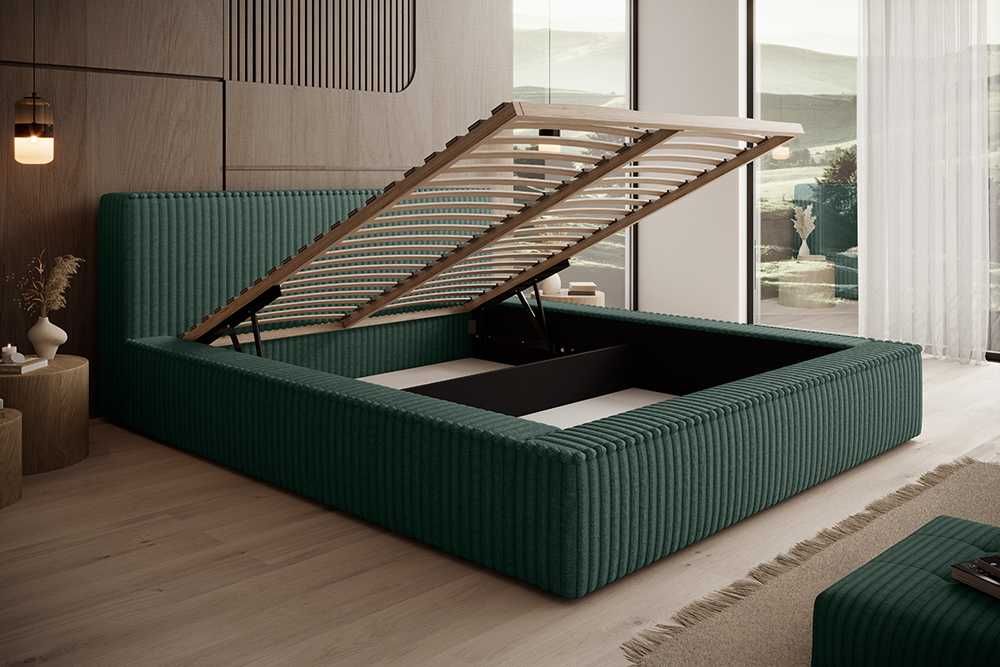 Łóżko tapicerowane COCO - DARMOWA DOSTAWA z pojemnikiem na pościel