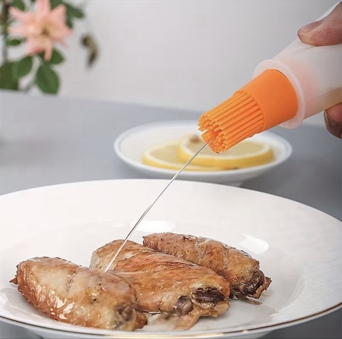 Pote de Silicone para Cozinha e Churrasco com Medidor Integrado