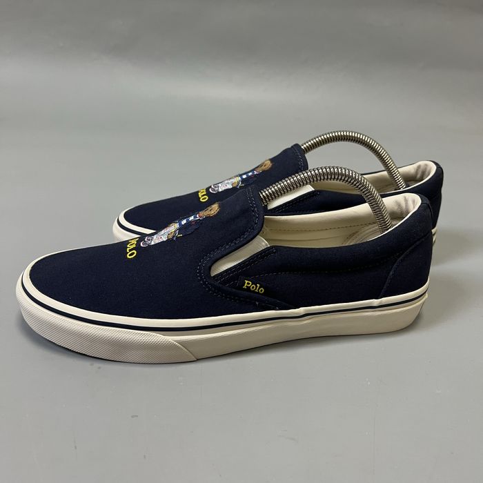 Polo Bear Ralph Lauren оригинал кеды слипоны мужские кроссовки мишка ральф лаурен  размер 41