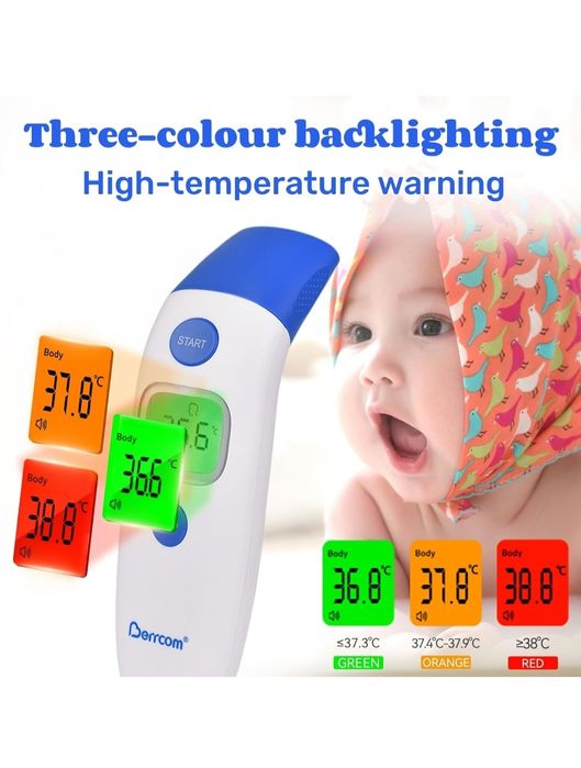 Termometr bezdotykowy Berrcom 2w1