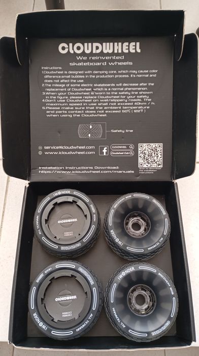 Rodas para skate eléctrico Cloud Wheel 120