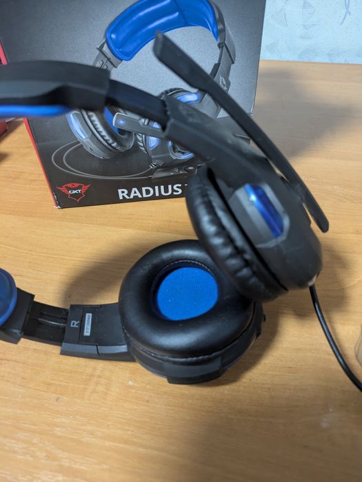 Ігрові комп'ютерні навушники, гарнітура Trust GXT Radius 7.1
