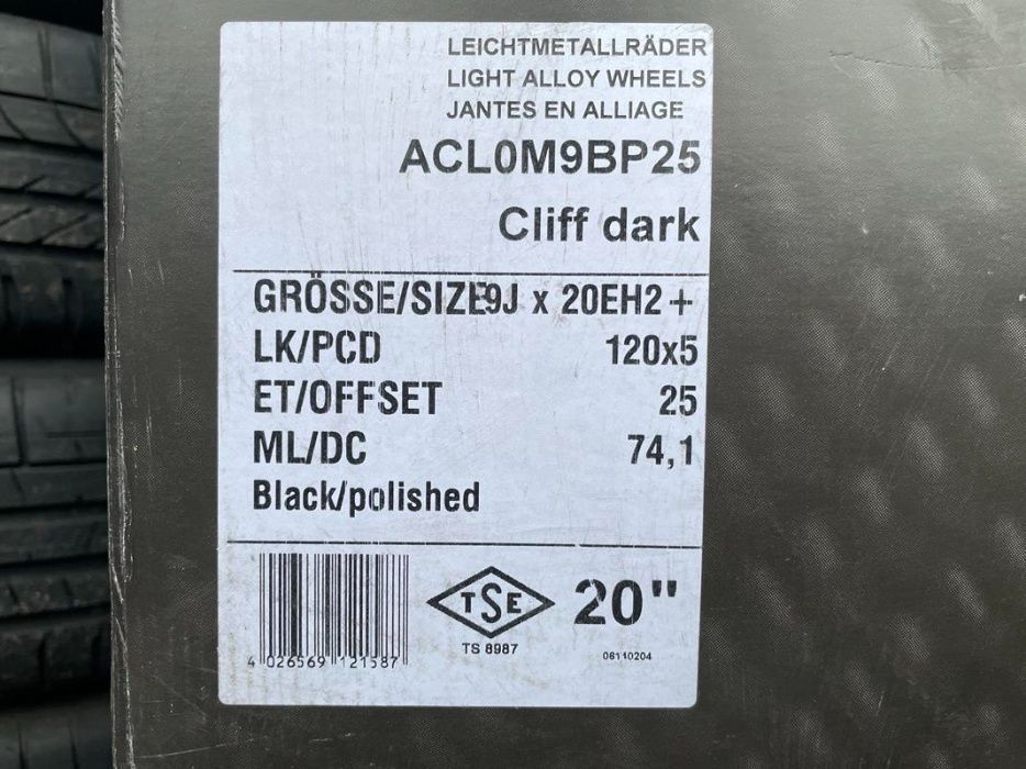 Felgi 20cali AEZ BMW 5 E34 6 E24 7 E32 8 E31 M5 E34 M6 E64 X5 X6 nr246