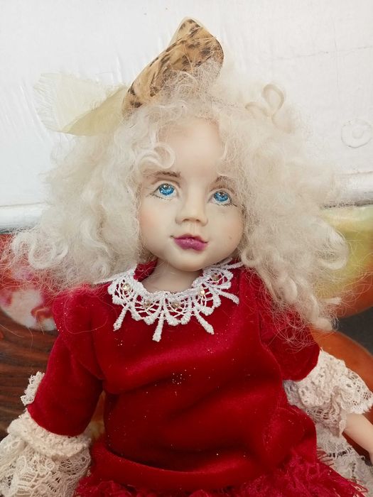 Кукла интерьерная. Работа мастера.