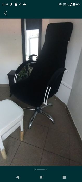 Fotel kosmetyczny manicure pedicure makijaż