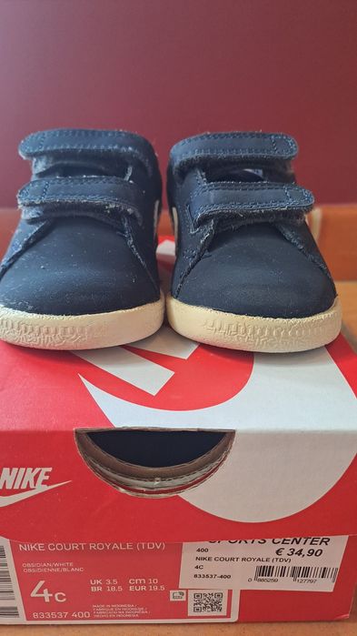 Tenis Nike Court Royale tamanho 19,5