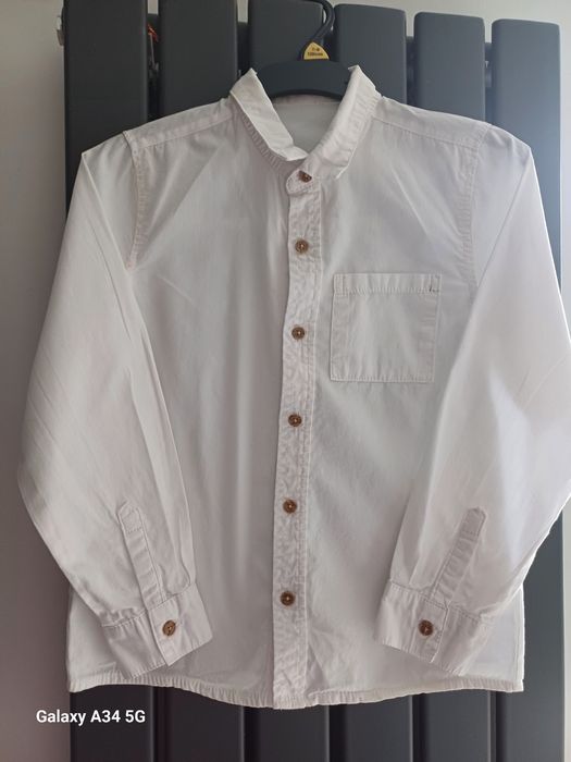 Koszula biała  122/128 cm