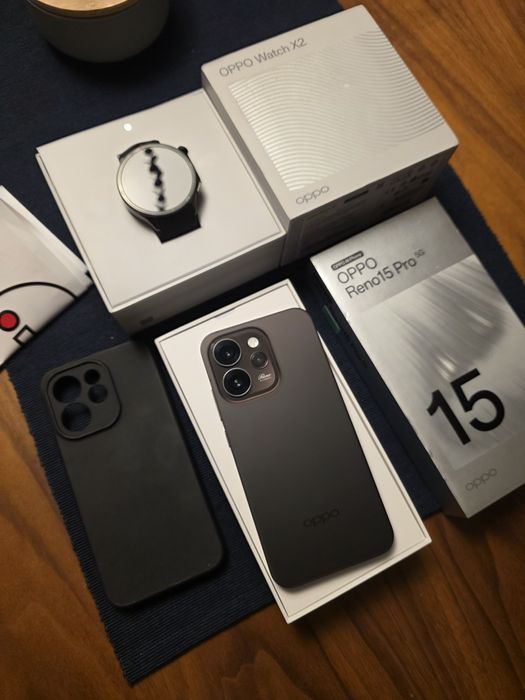 Oppo Reno 15 Pro 12GB/512GB ESTREAR, Oppo Watch X2. Troca/retoma. Fatura, garantia, capa