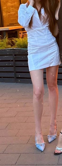 Біле плаття ZARA