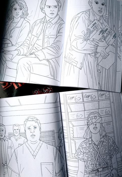 Розмальовка Дивні Дива, Stranger things