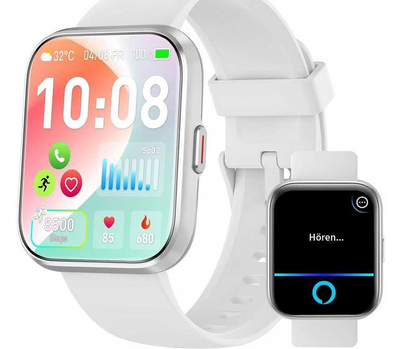 Smartwatch aeac ID208Plus srebrny