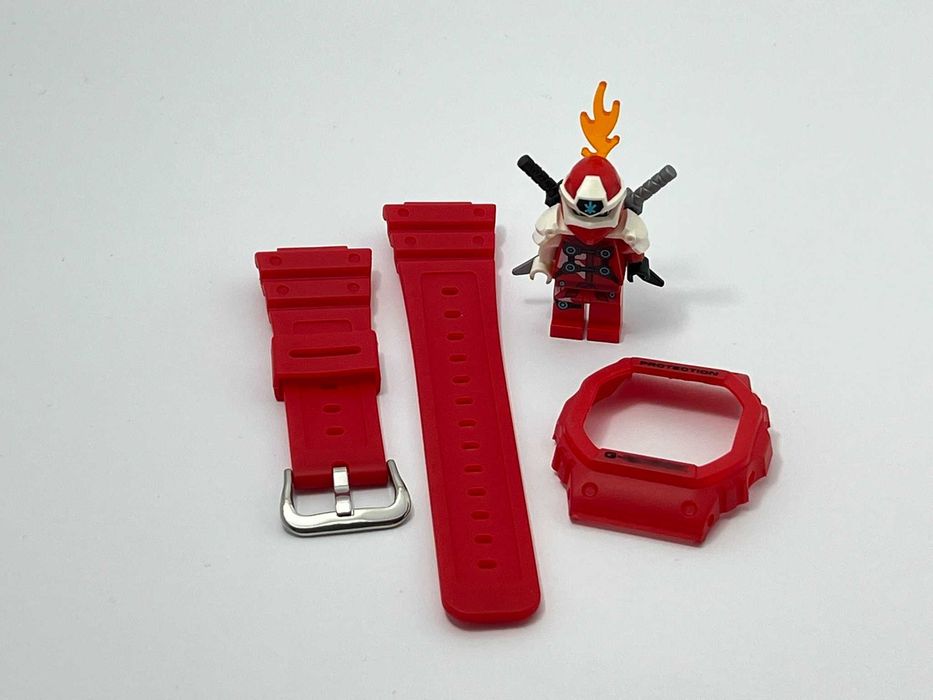 Bezel Pasek Casio G-Shock DW-5600,DW,GW-5000, GLS-5600 CZERWONO-CZARNY