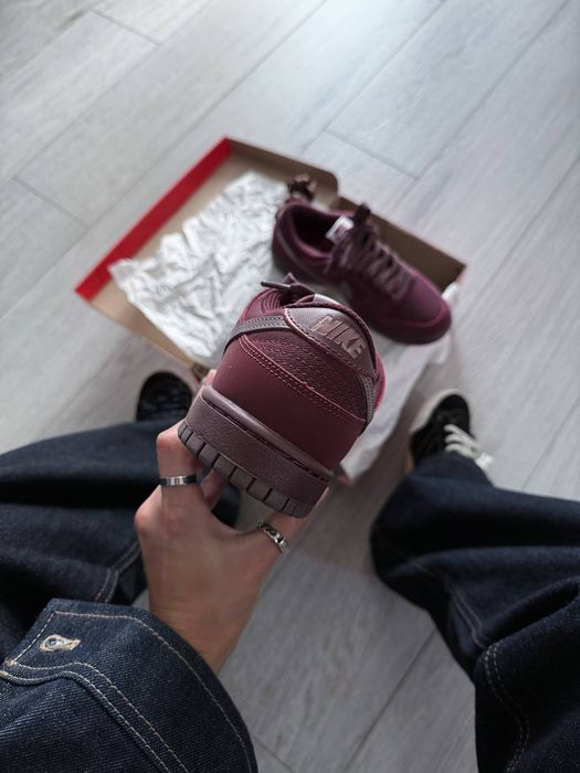 Кросівки Nike Dunk Low Retro PRM Burgundy Crush premium | Кроссовки Найк жіночі