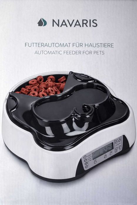 Автоматична годівниця для кота, собаки з таймером NAVARIS