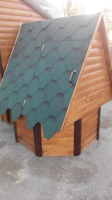 Декоративный колодец. Домик для колодца. Криниця. Дашок на криницю