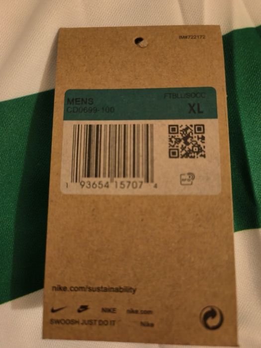 Camisola  Sporting oficial XL nova