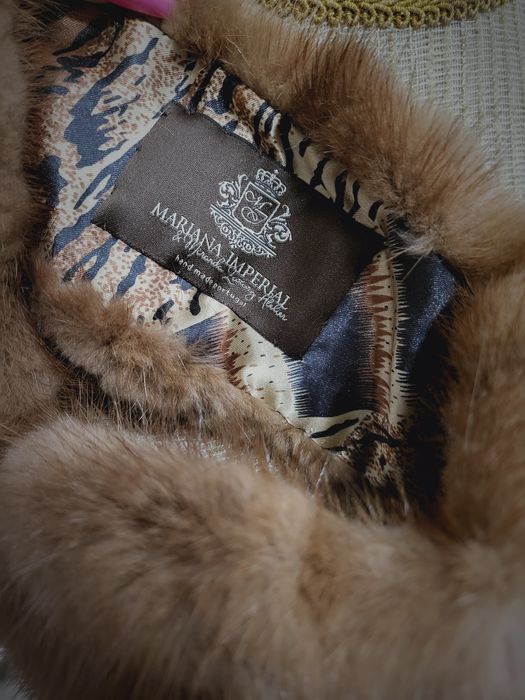 Golas em pêlo Vison Golden Honey  varias