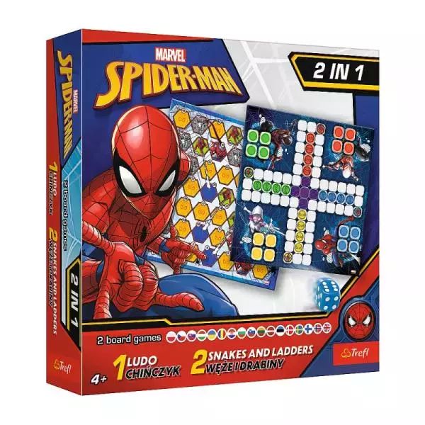 Spider-Man. Chińczyk/Węże i drabiny. Trefl. Nowy Produkt