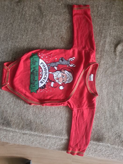 Świąteczne body pomocnik sw.mikołaja