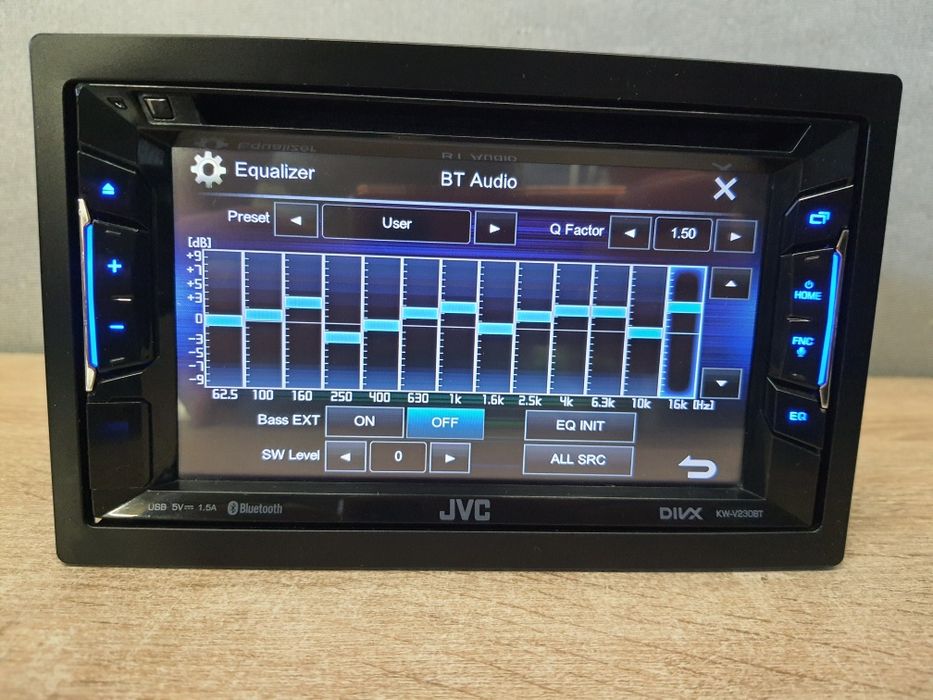 Radio Samochodowe JVC KW-V230BT 2din Bluetooth / płyty CD MP3 / USB / DVD  Kamera cofania Divx
