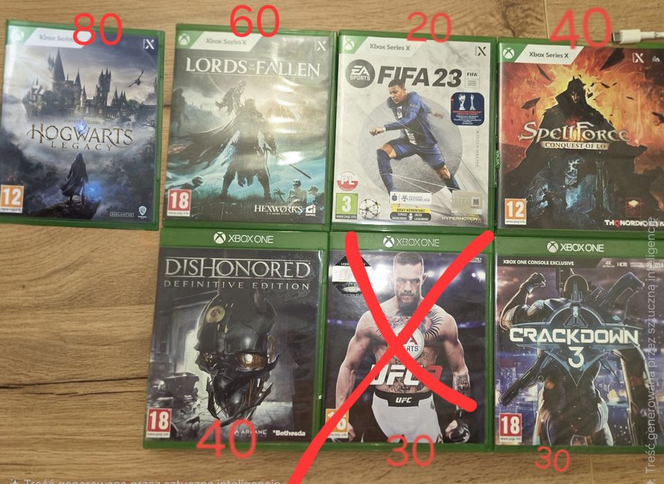 Xbox gry na Xbox series x i one