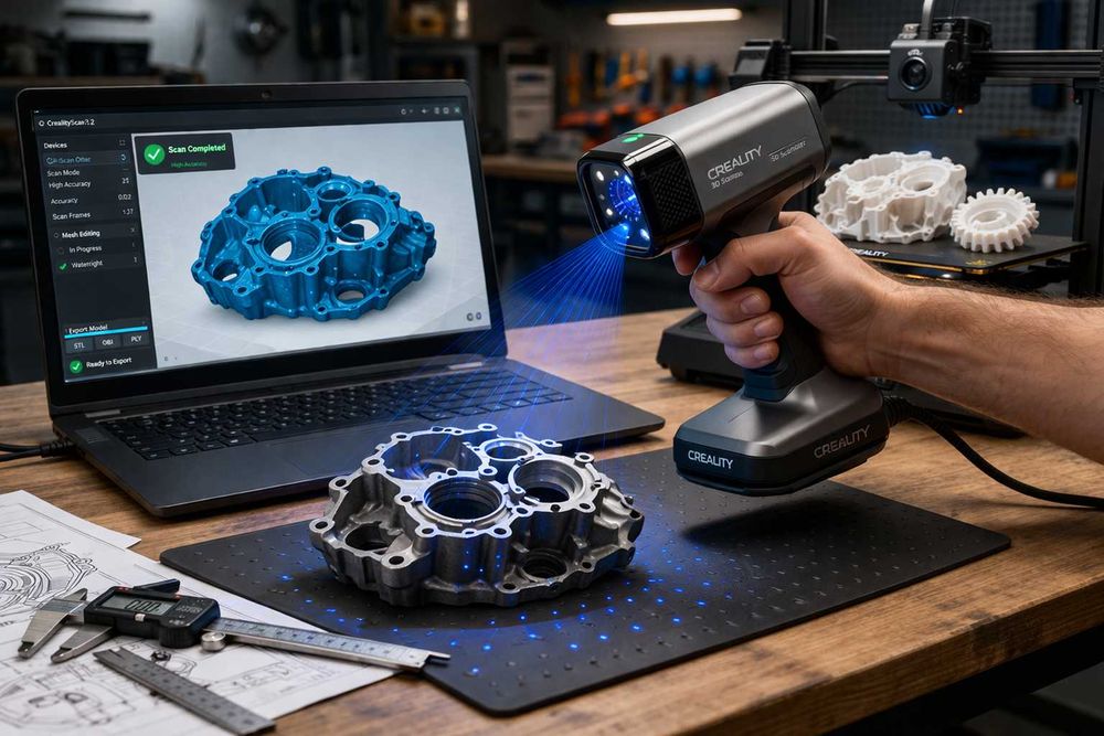 3D-сканування об’єктів | Точне сканування для виробництва та дизайну