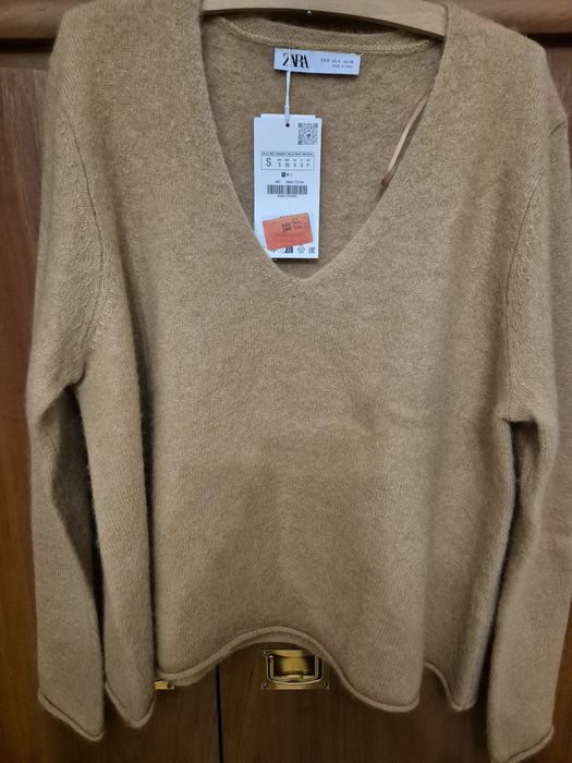 Zara kaszmirowy sweter