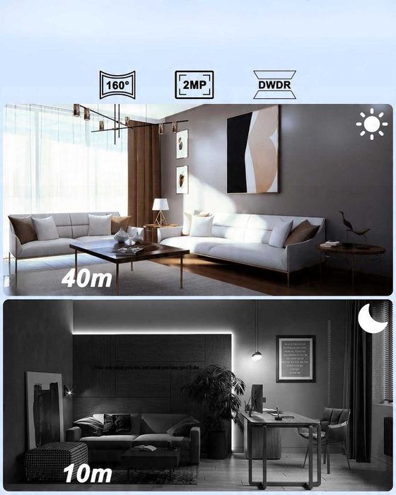 Kamera Mini bez WiFi 4G LTE SIM Full HD 160° IR mikrofon SD UCOCARE