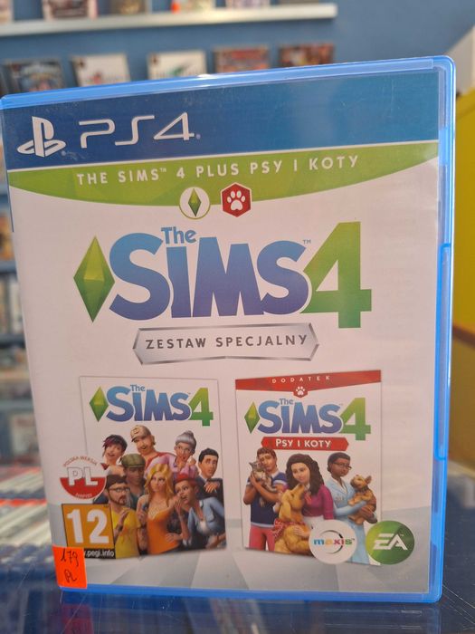 The Sims 4 + Psy i Koty PS4, BDB, Sklep Centrum Grania