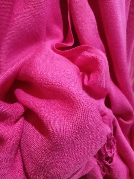 Szal kaszmirowy , fuksja