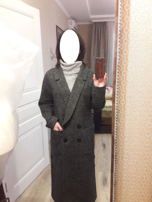 Продам женское длинное шерстяное пальто